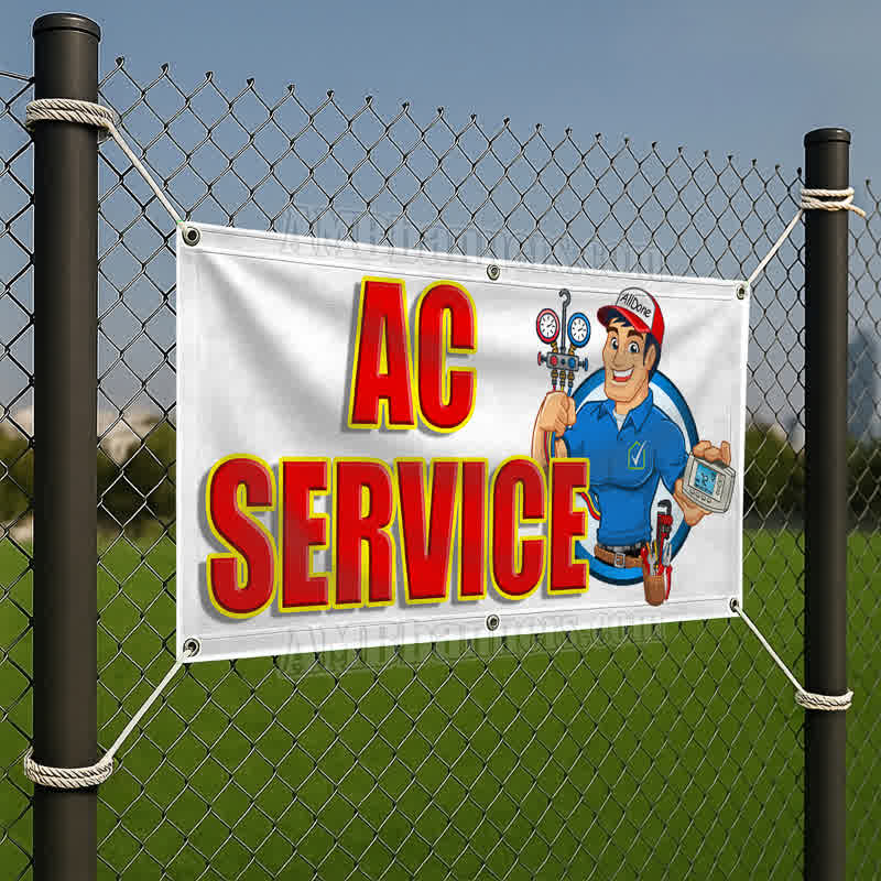 Ac Service Vinyl Banner – FSH0067 | Vinyl Banner