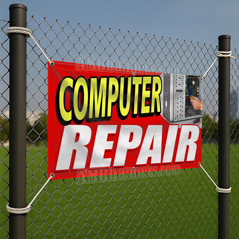 Dead Computer Banner Computer Repair Vinyl Banner – DAN2097 | Vinyl Banner